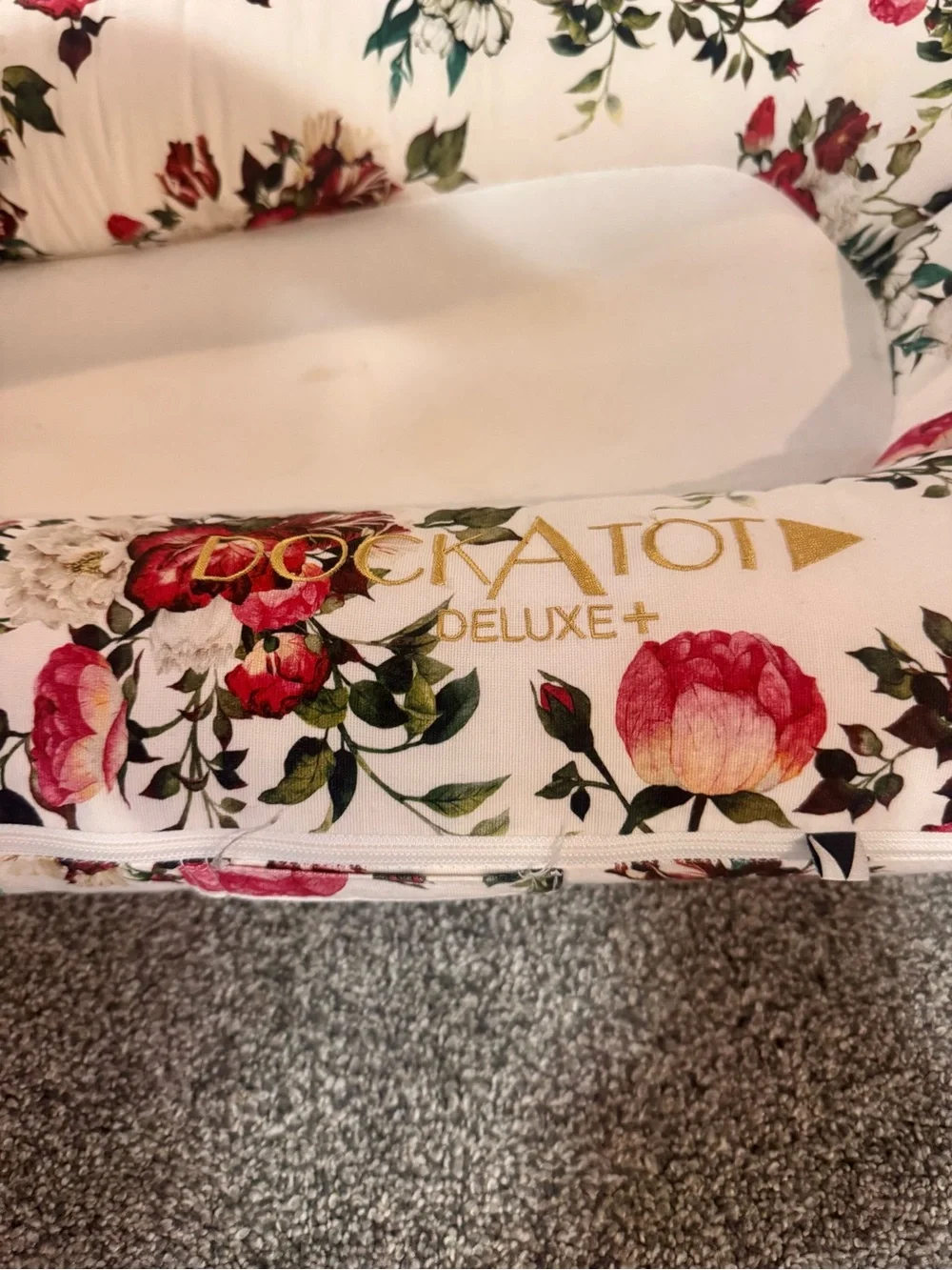Dock A Tot Deluxe+ - Pink Rose Print